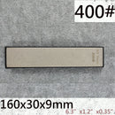 Widened diamond sharpening stone compatible with fixed-angle sharpener for kitchen knives and outdoor tools, portable sharpening