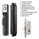 3D Face Recognition Smart Lock with Face Recognition Fingerprint APP Control HD Camera Video Doorbell