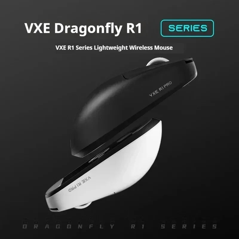 New VXE Dragonfly R1 Series 2.4G Wireless Mouse R1 Pro Max Mice Lightweight PAW3395 SE FPS Gamer Mouse For Win Mac Linux Gifts