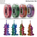 ERYONE Promotion New Dual Color Filament Matte Silk PLA For FDM 3D Printer Color Changing 1.75mm ±0.03 Fast delivery