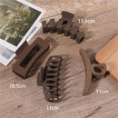4/5/7Pcs Headwear Set Women Fashion Claw Clip Coffee Black Acrylic Large Hair Claw Korean For Girl Barrette Hair Accessories