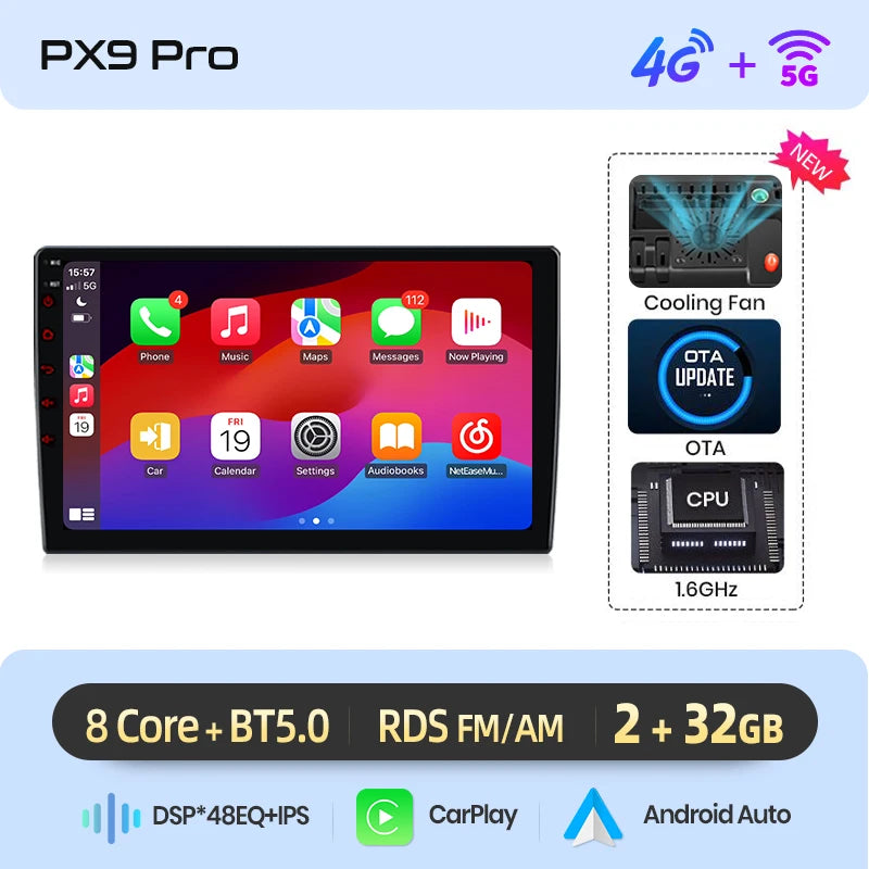 AWESAFE PX9 Car Radio Autoradio for  Renault Megane 2 2002 - 2009  Wireless Carplay Screen Android Auto Stereo GPS Navi FM RDS