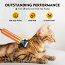 55W Electric Animal Fur Shears Farm Supply Sheep Goat Shears Pets Dogs Shearing Shaver Clipper Carpet Fader W/2 Detachable Blade