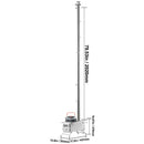 The Emberwright | 80-Inch Stainless Steel Camping Tent Stove