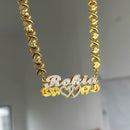 Personalized 3D Stainless Steel Name Necklace