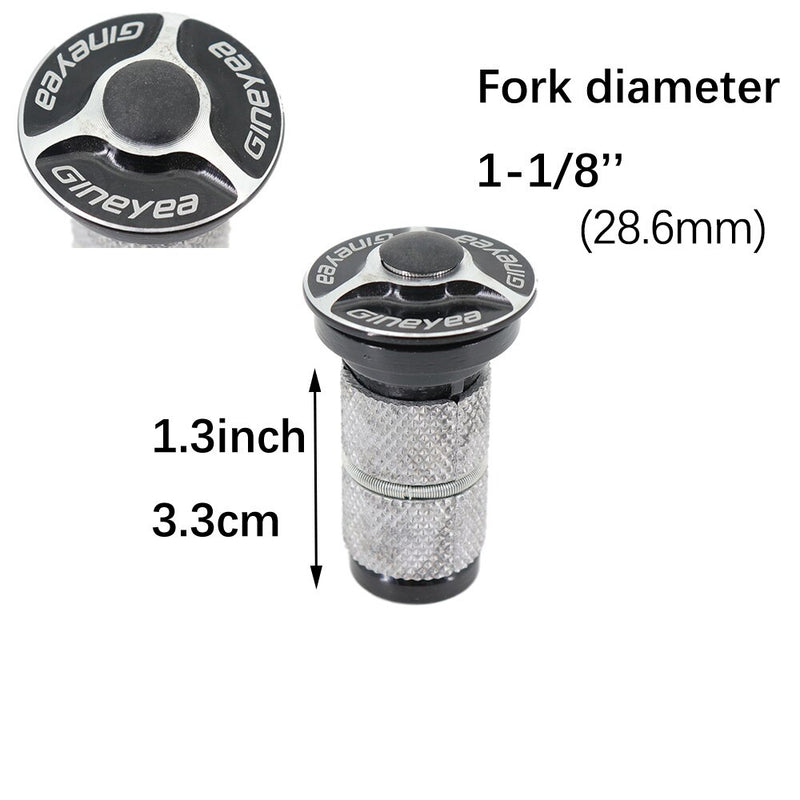 Neco Bike  Headset Stem Top Cap Compression plug Nut Compressor Expansion Fork Steerer Carbon Fiber Cover Long Large Size