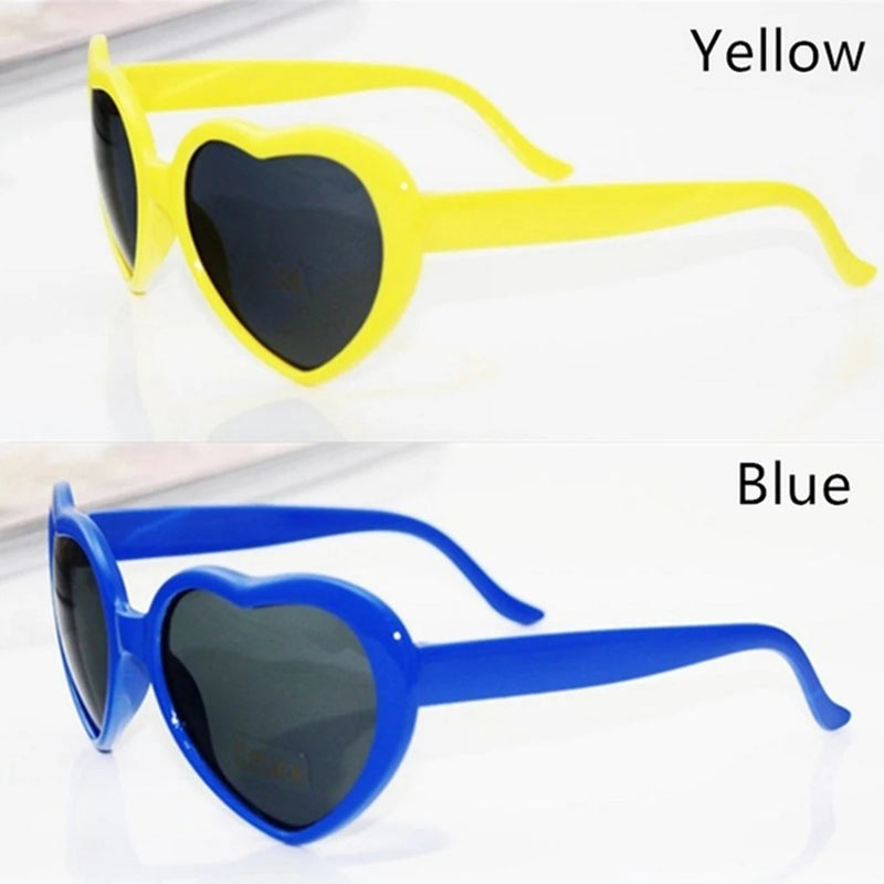 Heart-shaped Special Effect Glasses Heart Diffraction Glasses Lights Become Love Image Fashion Creative Gifts