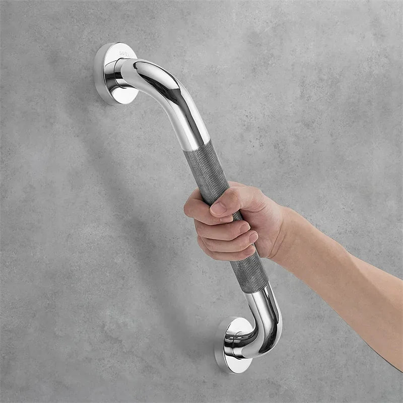 Handrail Grab Bar Stainless Steel 300/400/500Mm Anti Slip Shower Safety Support Handle Towel Rack Bathroom Tub Toilet