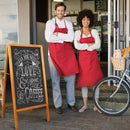 A Board Chalkboard Magnetic Chalkboard Easel Double Sided Wooden Sign Board