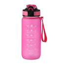 Bounce Farbverlauf Wasserbecher Student Mode Wasserflasche 700ML Einfache Fitness Outdoor Sport Trinkflasche mit Strohhalm