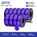 JAYO PLA PLUS Transparente 3D Printer Filament 1.75mm 1.1KG/Rolls 3D Printing Materials for 100% No Bubble &FDM 3D Pen DIY Gift