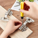 ZEXEF Stainless Steel Hydraulic Hinges Cabinet Door Spring Hinge Damper Buffer Quiet Closing Kitchen Cupboard Furniture Hardware