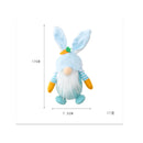 Easter Standing Bunny Gnome Faceless doll Easter Desktop Decoration Rabbit Plush Dwarf toy Home Ornament happy easter party gift