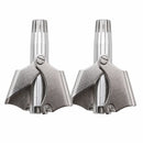 The Quiet Groom | 2-Pack Manual Stainless Steel Nose Trimmer