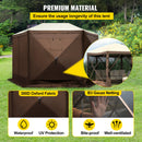 The Hex Haven | 12ft Pop-Up Camping Gazebo with 6-Sided Canopy Shelter