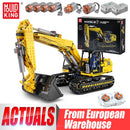 MOULD KING 13112 Technic Auto Spielzeug Der MOC-2513 APP & RC motorisierte Bagger Modell Bausteine Ziegel Kinder Weihnachtsgeschenk