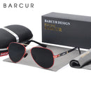 BARCUR Men Sunglasses Pilot Polarized Sun glasses Male Women accessories Driving Oculos Gafas De Sol