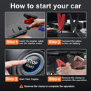 GKFLY 3000A 4000A 6000A Car Jump Starter Power Bank Portable 12V Starting Device Power Car Battery Booster Buster for 10.0L 8.0L