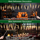 Floating LED Candles with Magic Wand Remote Control Flameless Remote Taper Electronic Candle Christmas Party Decor Candle Lights