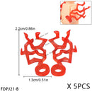 5PCS Cartoon Special Effects Pieces Arm Fist Wind Lightning Leg Flames Weapons Accessories Assemble Scene Bricks Kids for Toys