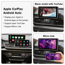 Road Top Wireless CarPlay for Audi Q5 2018-2019, with Mirror Link AirPlay Android Auto Rear View, Original Control