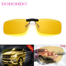 DOHOHDO 2023 Neue randlose polarisierte Clip-On-Sonnenbrille für Damen und Herren Sport Photochrome Gläser Blendschutz-Sonnenbrille Nachtsicht