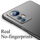 Ultradünnes PC-Hardcase für Xiaomi Mi 12 12T 12S 12X 11 11T 10 10T Lite Pro Ultra, matt, einfarbig, Handyhülle, Coque