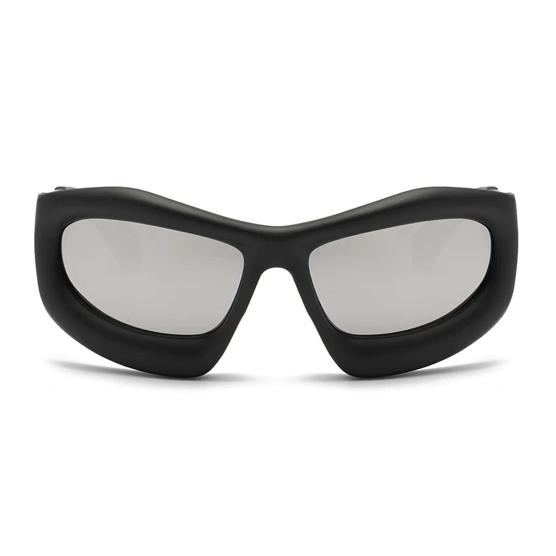 New Fashion Y2K Sunglasses INS Sun Glasses Cool Hip Hop Eyeglasses Large Frame Womens Punk Style Glasses