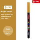 Jupai 1 STÜCK Acrylmarker Stifte Plumones 24 Farben Malerei Schreibwaren Keramik Glas Stoff Graffiti Wasserdicht Wasserbasiert