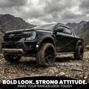 The Ranger's Silhouette | 5-Inch ABS Fender Flares for Ford Ranger Next-Gen T9 / Wildtrak