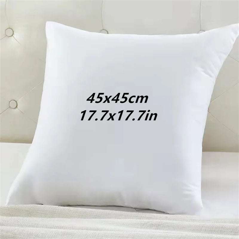45x45cm Classic Solid Color Cushion Core Funny Soft Head Pillow Inner PP Cotton Filler Customized Health Care Cushion Filling