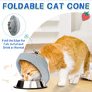 A new avocado pet Elizabethan collar for cats to prevent licking and biting after surgery, a soft collar for dogs to protect