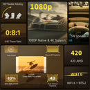 Magcubic HY310X Portable Projector 4K 420ANSI WiFi 6 Auto Focus Android 11 Projector Support Full HD 1080P Home Outdoor Cinema