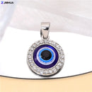 New Crystal Blue Evil Eye Charms Amulet Pendants For Jewelry Making Accessories DIY Designer Bohemia Style Necklaces Supplies