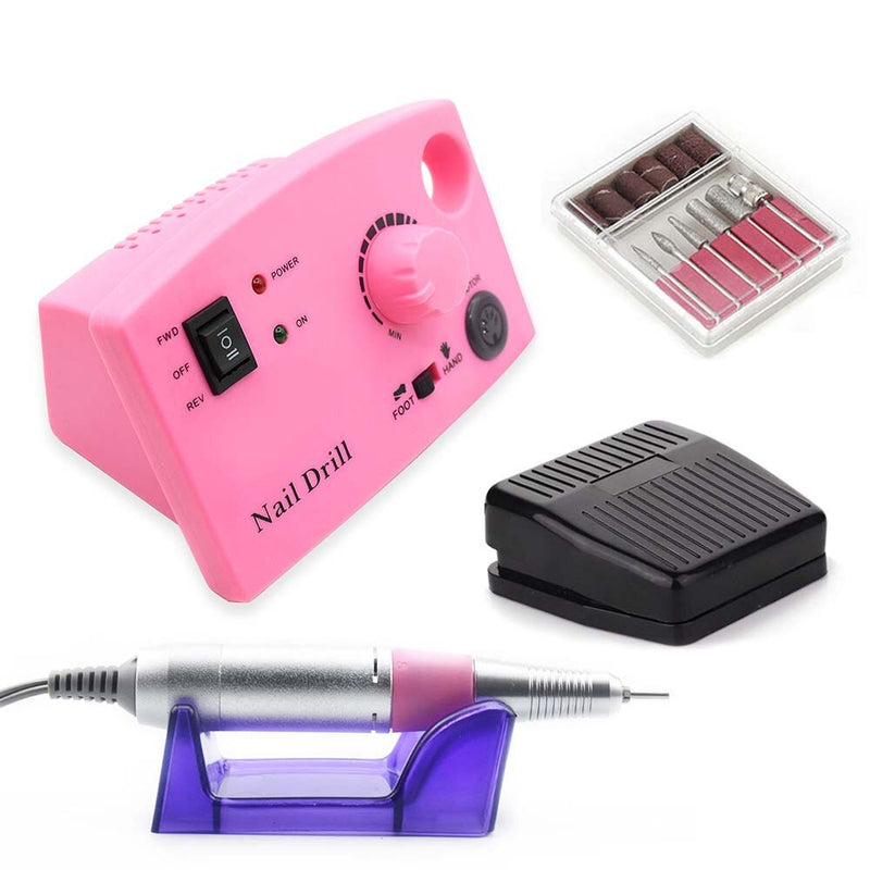 3 Color Nail Drill Machine 35000RPM for Electric Manicure Drill Machine&amp; Accessory With Milling Cutter Electric Nail File