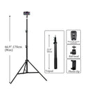 37/68/100/150/200CM Selfie Light Tripod 1/4 Screw Head Photography Portable Stand Trepied Smartphone For Mini Photo Studio