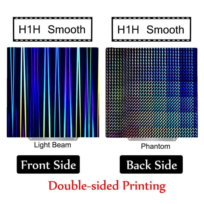 250x250mm For QIDI Q1 Pro, Ankermake M5 PEI Sheet Double Sided Powder Coated Spring Steel Sheet Textured PEI For Anker Make M5