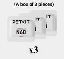 Petkit Pet Eliminator N60 Exclusive For PUROBOT Ultra Self-Cleaning Litter Box, Cat Toilet Odor Control(Pack Of 3)