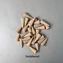60er Pack Sandelholz-Räucherkegel, Raumduft