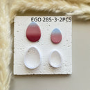 Shapes Small Easter Theme Polymer Clay  Cutter for Making Earrings, Easter Egg Rabbit Shape crucifix Soft pottery jewelry making