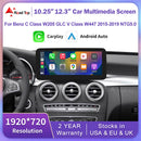 Linux Touchscreen für Mercedes Benz W205 GLC C V-Klasse W447 2015-2019 GPS mit Wireless Carplay Android Auto Auto Multimedia