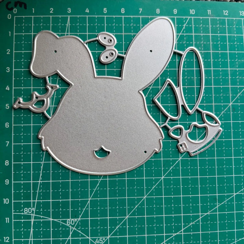 Easter Rabbit Scrapbooking Die Cut Carbon Steel Mold DIY Greeting Card Making Embossed Template Crafts Cutting Dies New Arrivals