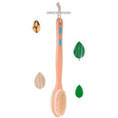 Exfoliating Wooden Body Massage Shower Brush Natural Bristle Bath Brush SPA Woman Man Skin Care Dry Body Brush with Long Handle