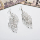 Trendy Leaves Earrings Bohemia Long Earring Women Irregular Sexy Girls Jewelry Fashion Punk Metal Tassel Earrings 2022 Earings