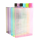 A5 A6 Paper Cup Botlte Flat Water Bottle Bpa Free Clear Book Portable Paper Pad Water Bottle Flat Drinks Kettle Notebook Bottle