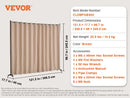 SucceBuy Room Divider 1/3/4 Panel Room Dividers and Folding Privacy Screens Fabric Partition Room Dividers for Office Home Study