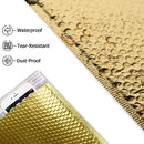 50Pcs/Lot Golden Gift Envelopes Bags for Packaging Bubble Mailers Padded Envelopes Waterproof Packaging Bags Thicken Postage Bag