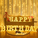 Luxury Alphabet Letter LED Lights Luminous Number Lamp  Battery Night Light for Home Wedding Birthday Christmas Party Decoration