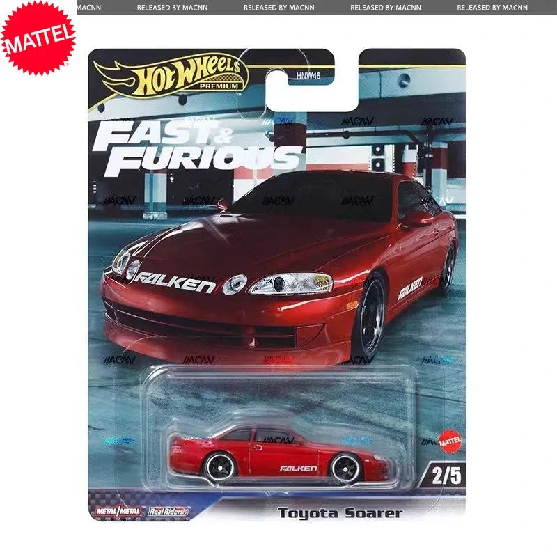 Hot Wheels Cars Premium Fast & Furious Car HNW46-F for Adult Collectors 1/64 Diecast Vehicle Model Toys Gift