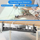 The Quiet Route | Retractable Clamp-On Under-Desk Cable Tray